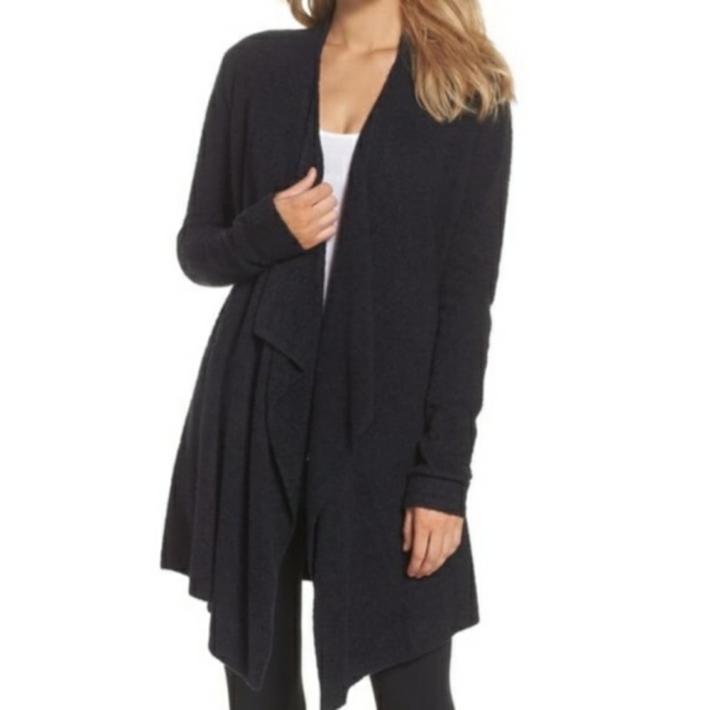 Barefoot Dreams Bamboo Chic Lite Drape Front Chenille Cardigan
